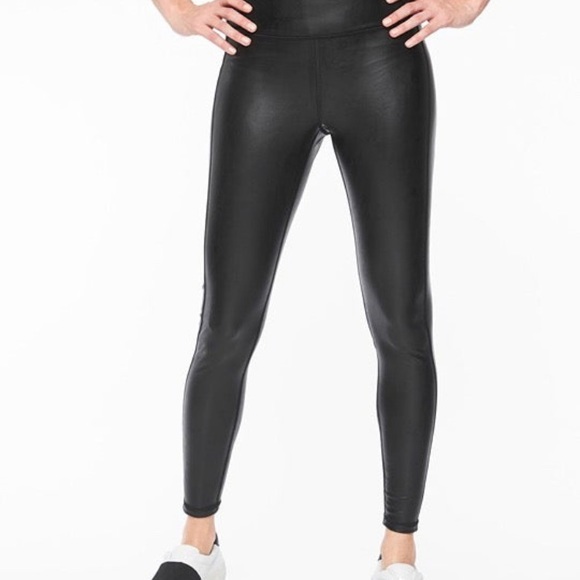 Athleta Allover Gleam Faux Leather Leggings - Picture 2 of 6
